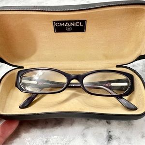 Purple Chanel frames